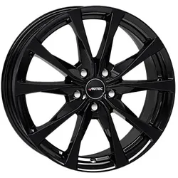 Autec Brixen Black 7x17 ET 43 5/112 Alufelge Schwarz