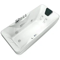 AcquaVapore Whirlpool Pool Badewanne Wanne W49-TH-PR 170x80cm mit Farblichtherapie