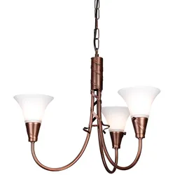 Elstead Elstead Lighting Emily Kronleuchter E14 Kupfer Patina EM3-COPPER