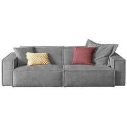 SOFA SAMU Grau Webstoff