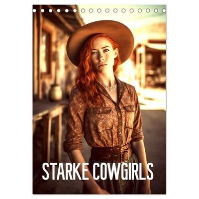 Starke Cowgirls (Tischkalender 2027 DIN A5 hoch), CALVENDO Monatskalender