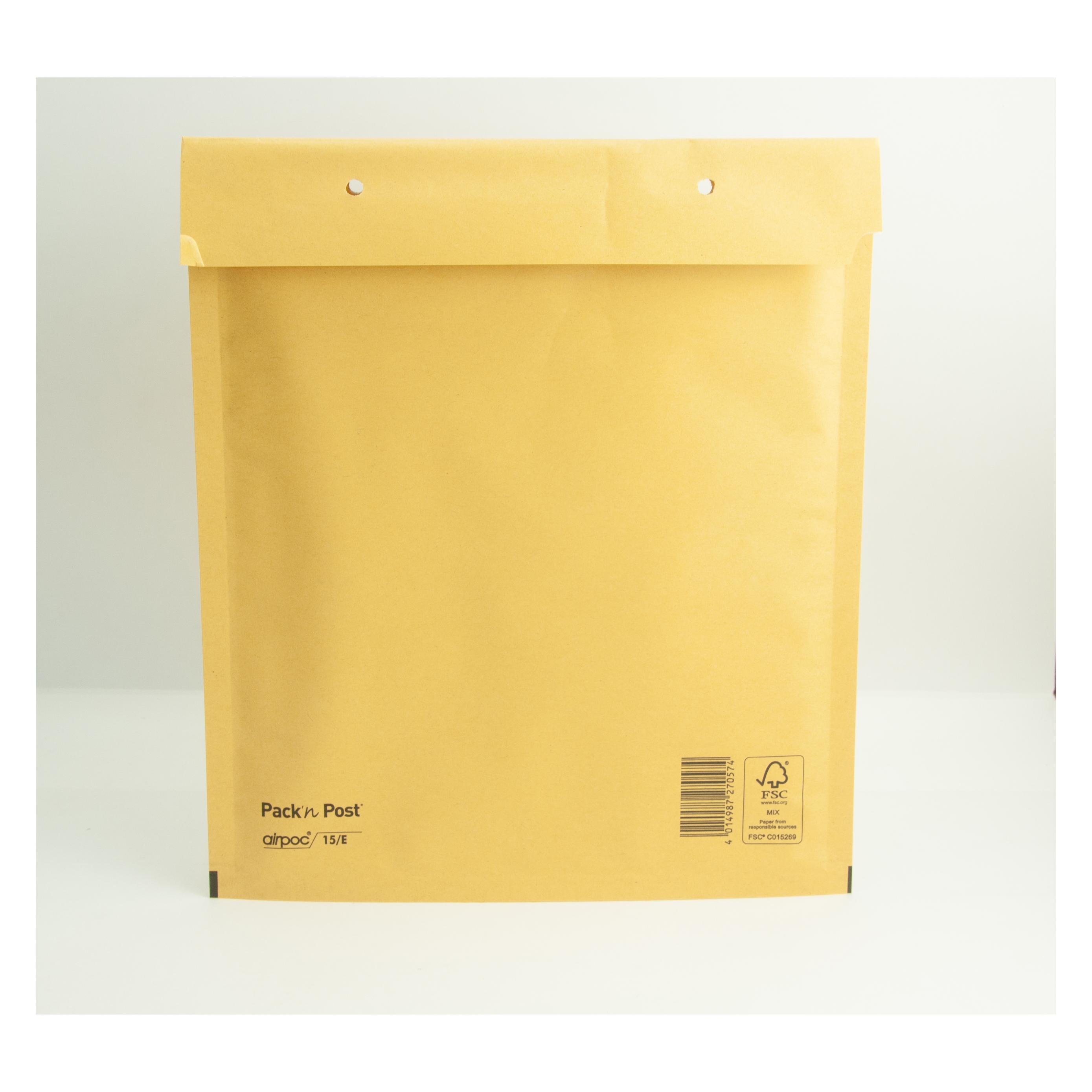 LKD Luftpolstertaschen Tap-Comebag Braun, Innenmass/Grösse: 210 x 265 mm E, Gewicht: 26 g (100 Stk.) (30001266)