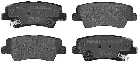 MEYLE 025 249 3415/W Bremseklodser