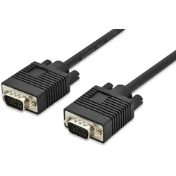 ASSMANN VGA Monitor Kabel HD15  5.0m 3Coax/7C 2xFerrit sw.