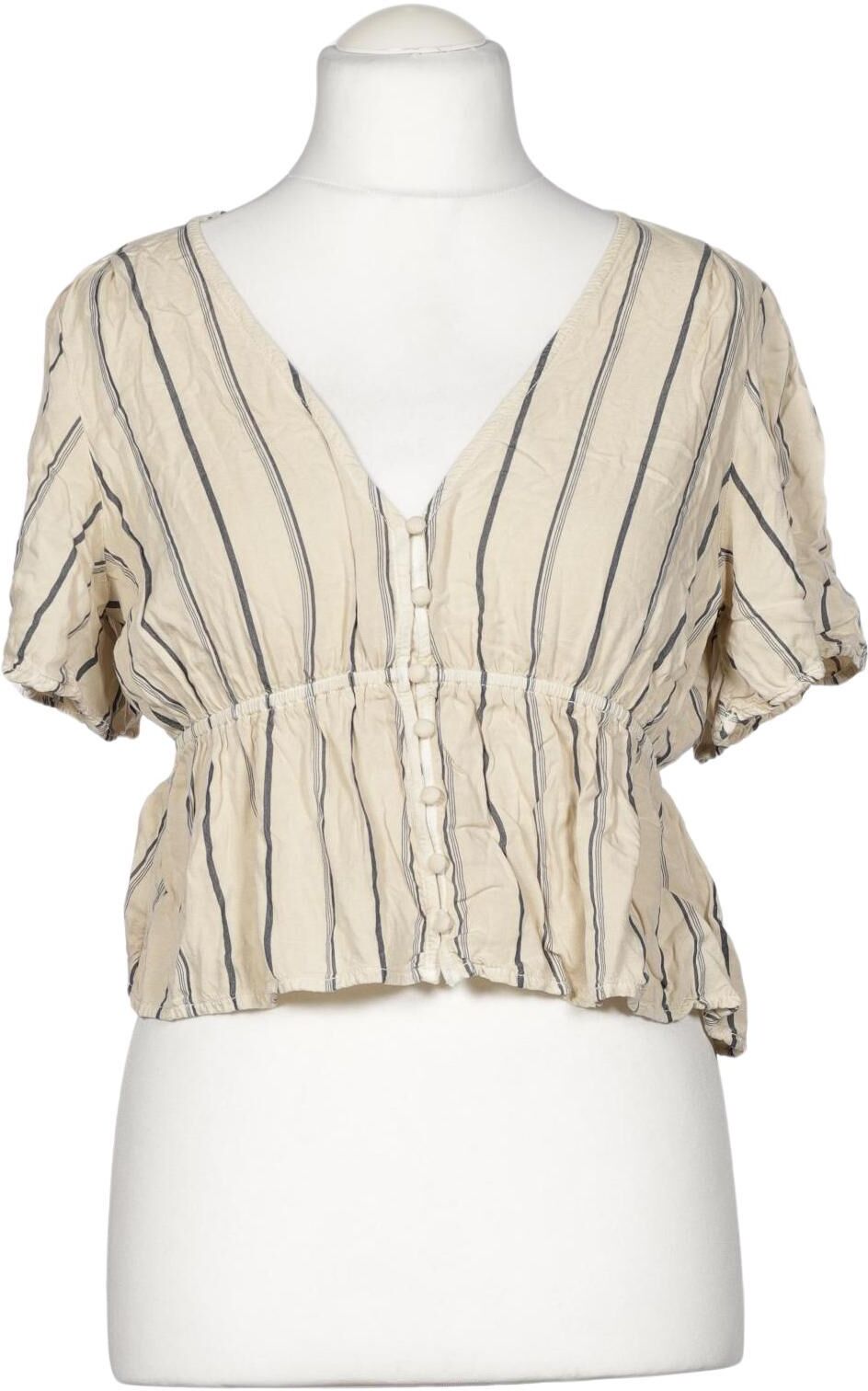 O Neill Damen Bluse, Beige, Gr. L, Viskose - Second Hand