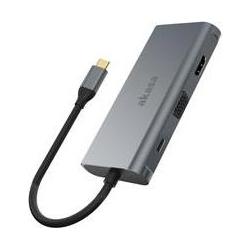 Akasa USB Type-C 9-In-1 Dock (USB-C, 9 Ports) (AK-CBCA21-18BK)