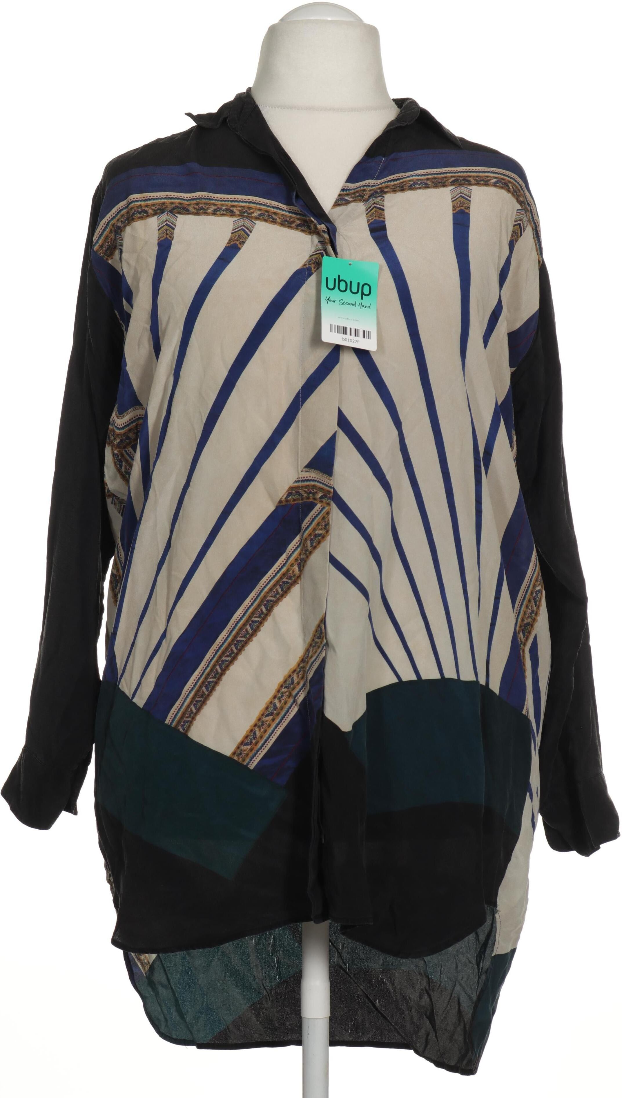 Dries van Noten Damen Bluse, Mehrfarbig, Gr. S, Seide - Second Hand