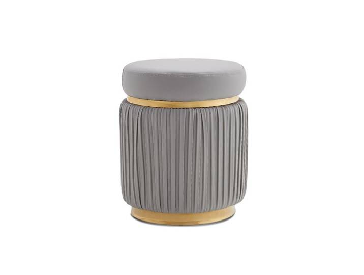 Pouf haut de gamme gris - Harmonie