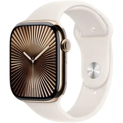 Apple Watch Series 10 (GPS + Cellular) Titan Gold 46mm