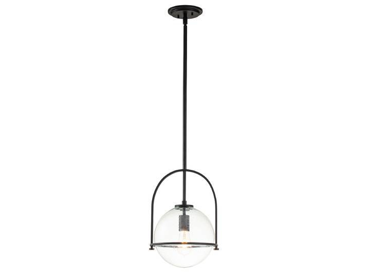 Elstead Somerset Lampe à suspendre E27 noir clair