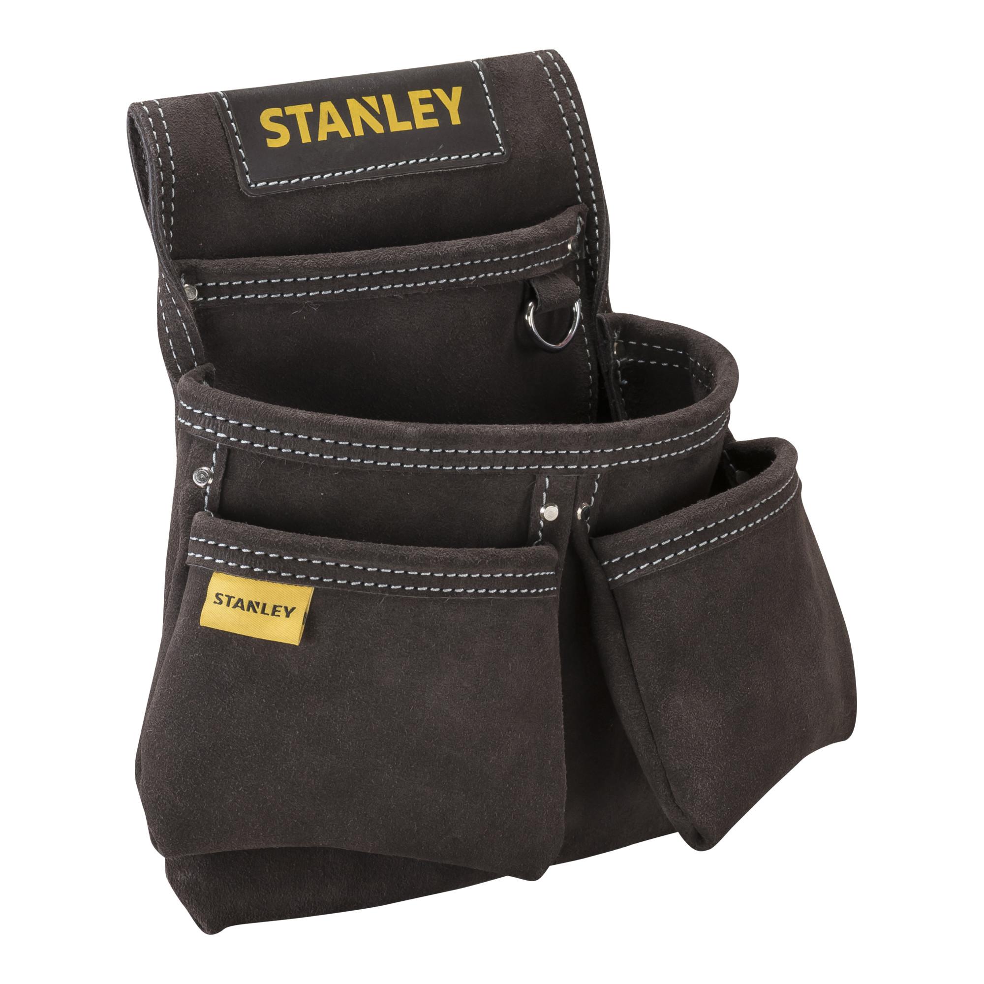Stanley Werkzeug- und Nageltasche doppelt Leder (STST1-80116)