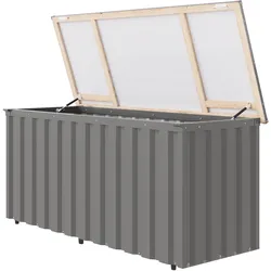 Karibu Metallbox Indium 2/3 graualuminium B 172 x T 76 x H 82 cm (Indium 2)