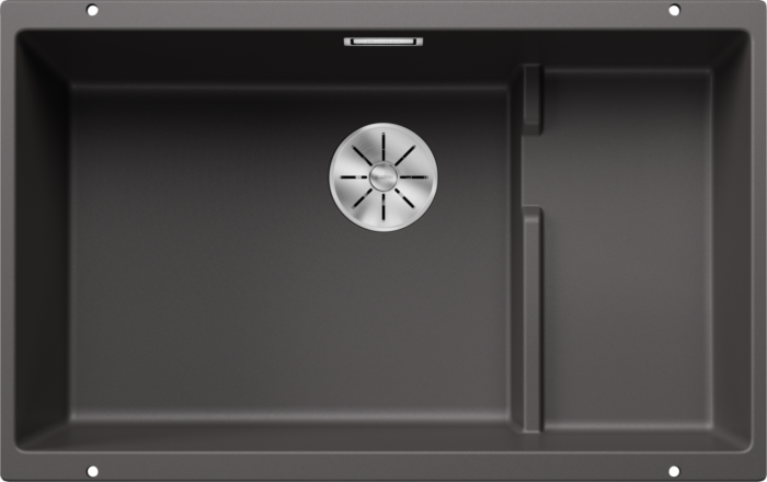 Blanco SUBLINE 700-U Level Spüle 523453 73x46cm, PuraDur felsgrau, für Unterbau