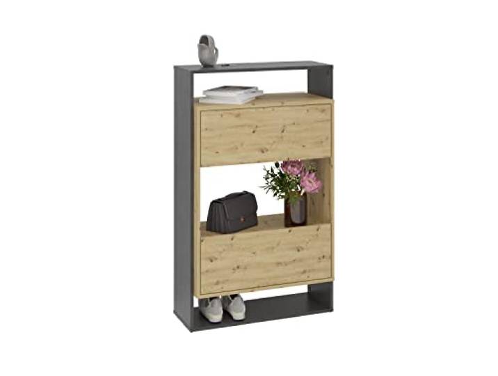 FMD Möbel Verona 2 hangcommode, houtmateriaal, Matera/Artisan Oak, rechthoekig