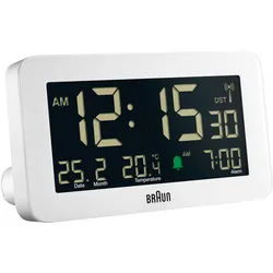 BRAUN BC10-DCF W - Funkwecker digital weiß
