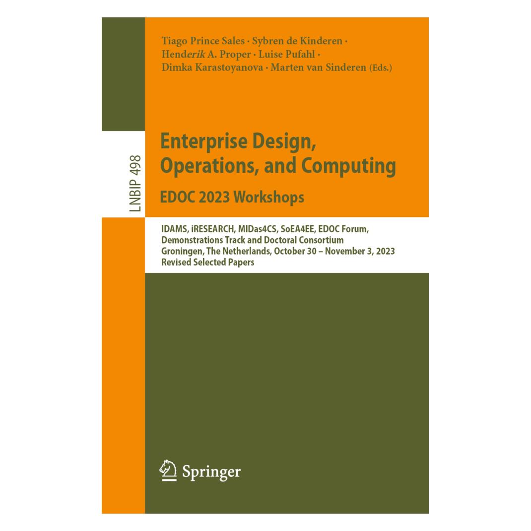 Springer Enterprise Design, Operations, and Computing. EDOC 2023 Workshops (Englisch, Softcover, Dimka Karastoyanova, Henderik A. Proper, Luise Pufahl, Marten van Sinderen, Sybren de Kinderen, Tiago Prince Sales) (57007949)