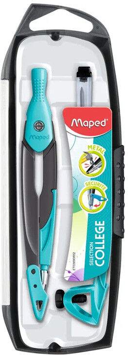 Coffret Compas 3 pcs Open Sélection Collège - Maped