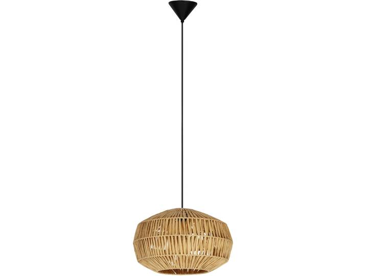 EGLO Hängeleuchte SHELDON Pendellampe - Stahl - E27 - 1X40W - IP20 , braun (schwarz), 1, Ø 38cm H: 110cm, 1 Stk., Leuchten, Hängelampe, Deckenlampe, Wohnzimmer, Esszimmer, H110 x Ø38 cm, Hängeleuchte