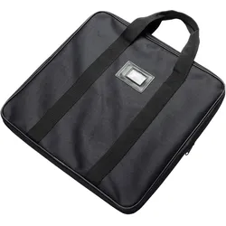 K&M 24616 Tragetasche für Sockelplatte S, Instrumententasche + Koffer, Schwarz