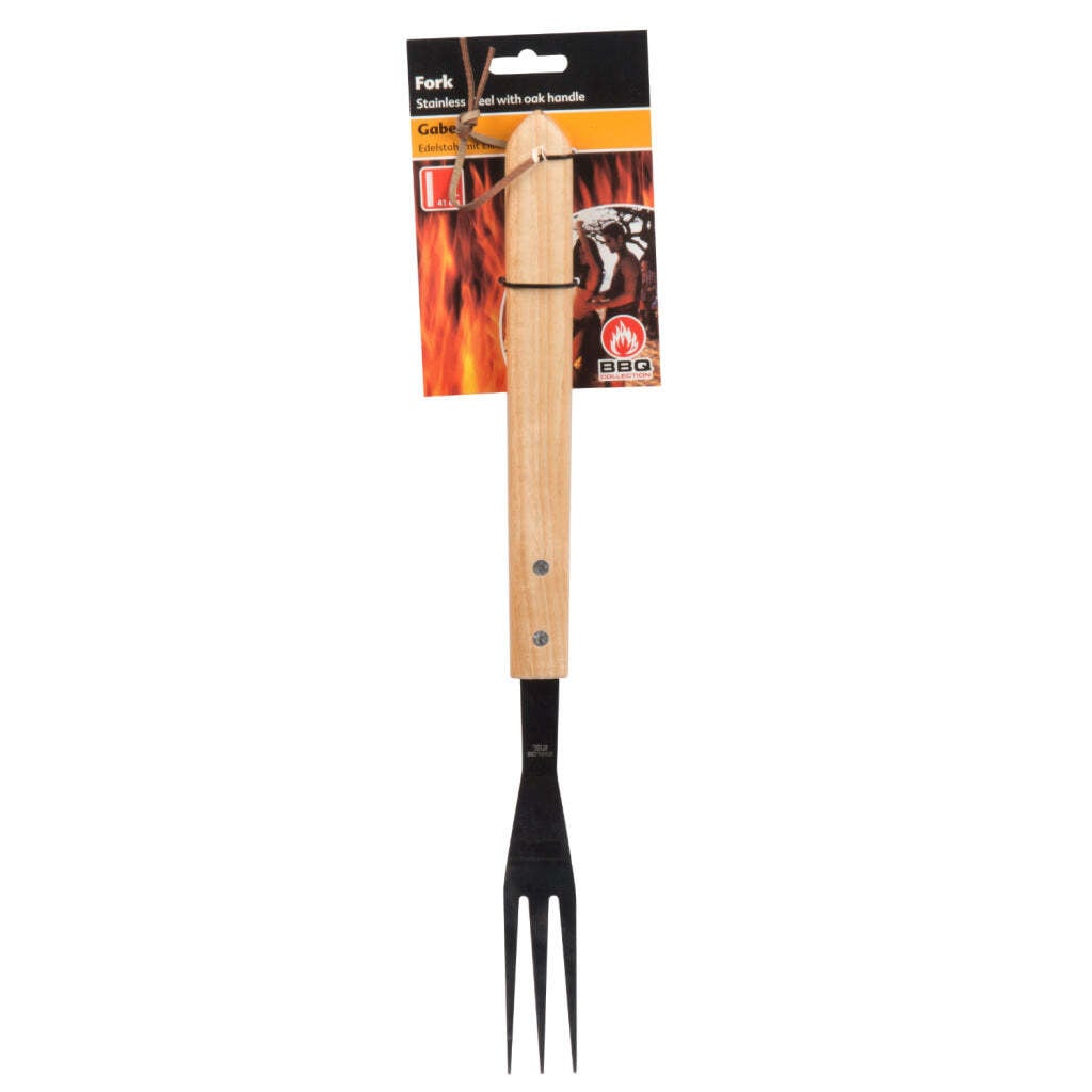 BBQ Collection Grillvork van roestvrij staal, 41 cm