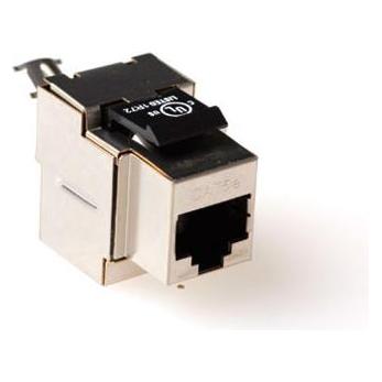 ACT CAT6 Keystone Jack full shielded punch down. Type: CAT6 Keystone shielded c6 punchdwn (Keystone Modul) (TD6022)