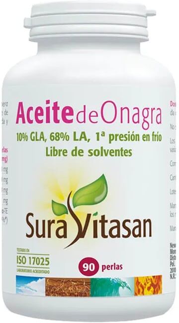 Sura Vitasan Óleo De Onagra 500 mg 90 Pérolas