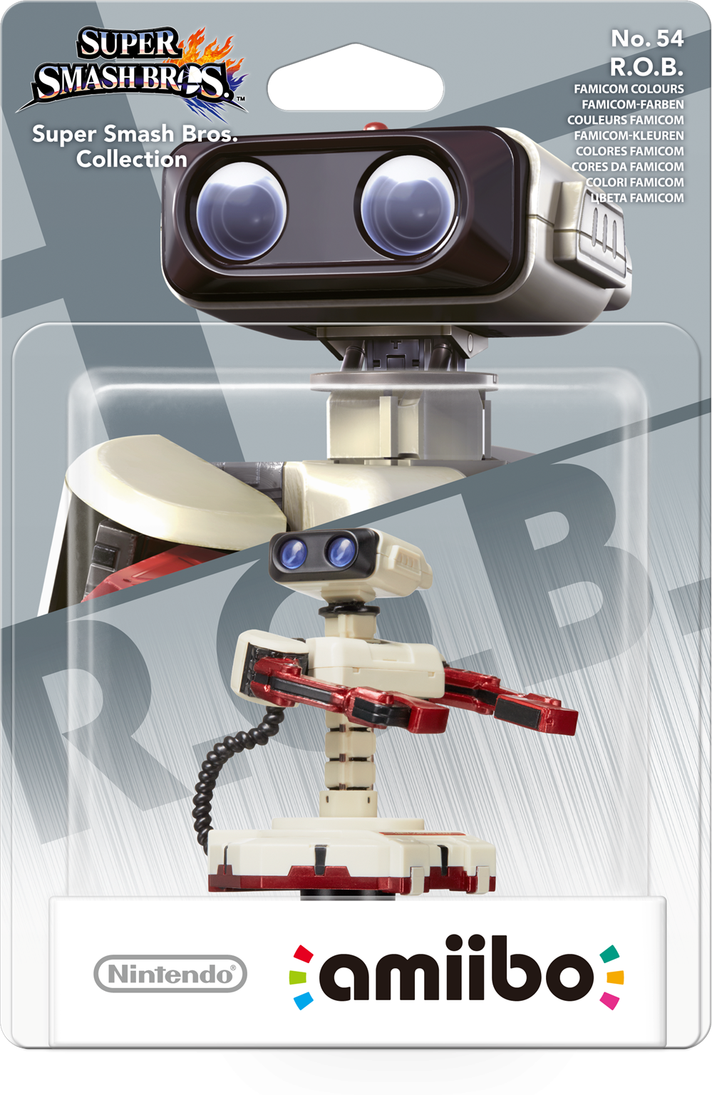 Nintendo Amiibo Figurine R.O.B. Famicom Colours (Super Smash Bros. Collection)