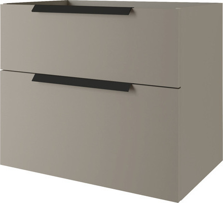 Baden Haus Waschtischunterschrank Urban BxHxT 74 x 62 x 46 cm Frontfarbe grau matt matt