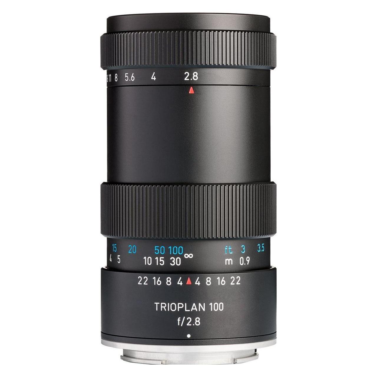 Meyer Optik Görlitz Trioplan 100mm 1:2.8 II SONY E-Mount (E/FE) (Man. Foc.) (Sony E, APS-C / DX, Vollformat) (MO-MOG10028IISE)