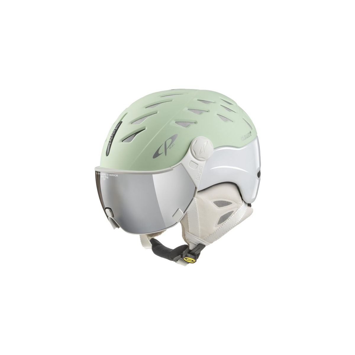 CP Helmets Cuma dl vario silver mirror pistaccio s.t. / white shiny 56-58 328533