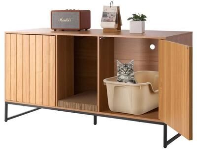 Tools, Home & Hobby Hidden Cat Litter Box Enclosure Furniture With Storage And Scratch Pad Hidden Cat Litter Box Enclosure Furniture With Storage And Scratch Pad