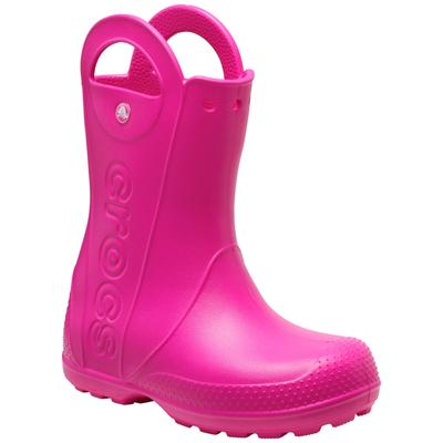 Stiefel CROCS "Handle It K", Mädchen, Gr. 30, pink, Obermaterial: 100% Gummi rubber., Schuhe Stiefel