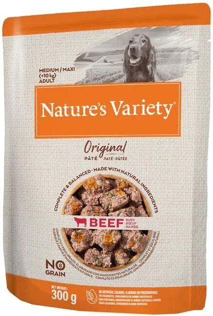 Nature's Variety Original Patê Dog Medium Maxi Beef 300g