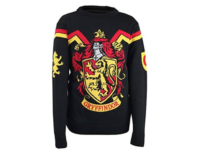 HARRY POTTER - Gryffindor Crest - Christmas Jumper (M)