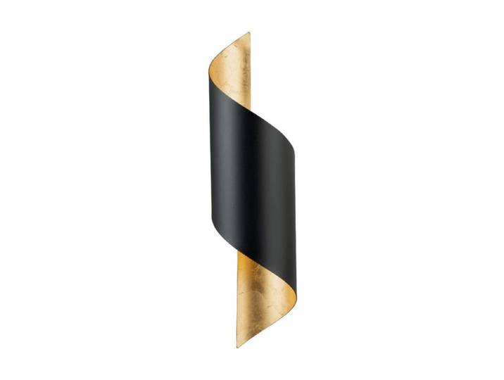 Eglo Wandleuchte Jabaloyas, Schwarz/Gold, modern, E27 blendfrei,