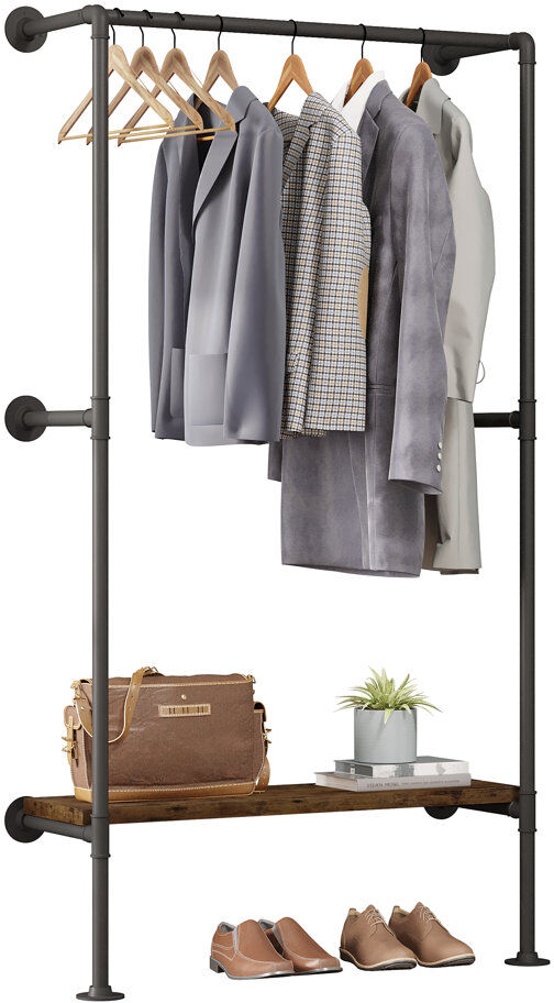 Rio Landrienne 103cm Clothing Rack Black