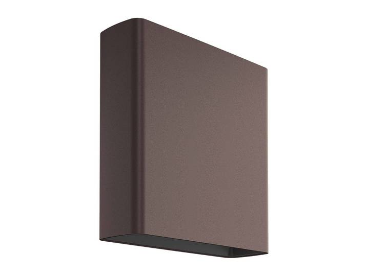 Flos Architectural LED Außenwandleuchte Climber Down, braun / rost, Aluminium, Modern, Wandlampe