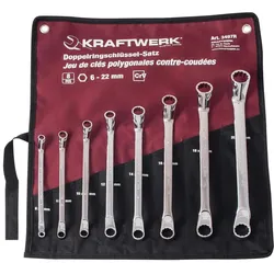 Kraftwerk, Schraubenschlüssel, Doppelringschlüssel Satz 8 tlg. (22 mm)