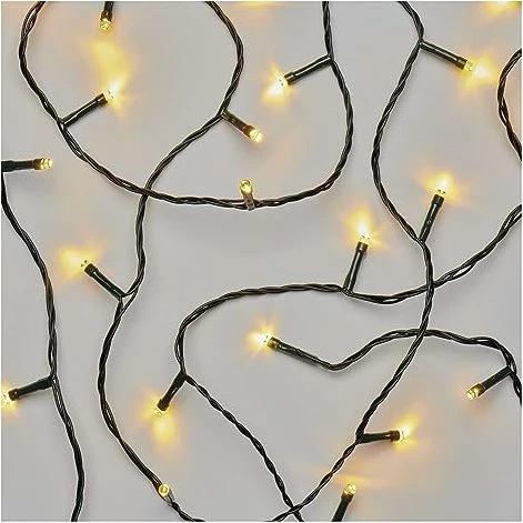 EMOS Standard LED-Weihnachtslichterkette, 10 m, innen und außen, warmweiß