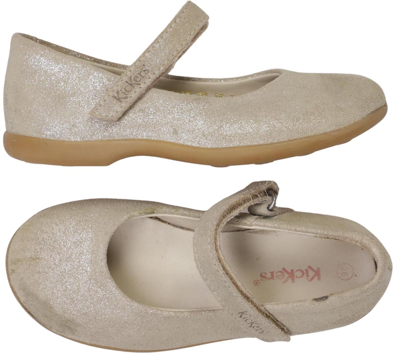 Kickers Mädchen Kinderschuh, Silber, Gr. EU 25, kein / Etikett - Second Hand