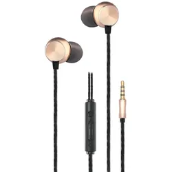 2GO 795962 Kopfhörer & Headset Kabelgebunden im Ohr Anrufe/Musik Gold