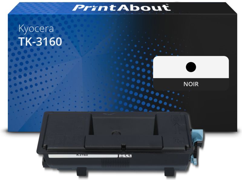 PrintAbout Toner compatible Kyocera TK-3160 - Noir Noir