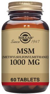 Solgar MSM Methylsulfonylmethane 1000 mg 60 Capsules