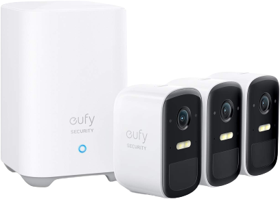 Kit de 3 caméras eufyCam S210 (eufyCam 2C) White / 3-CAM KIT