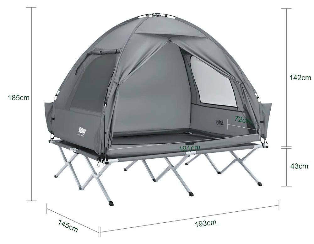 Campingzelt - Aufblasbares Zelt - Campingzelt - Leichtgewicht-Zelt - Outdoor-Zelt - Schnelle Aufblasung