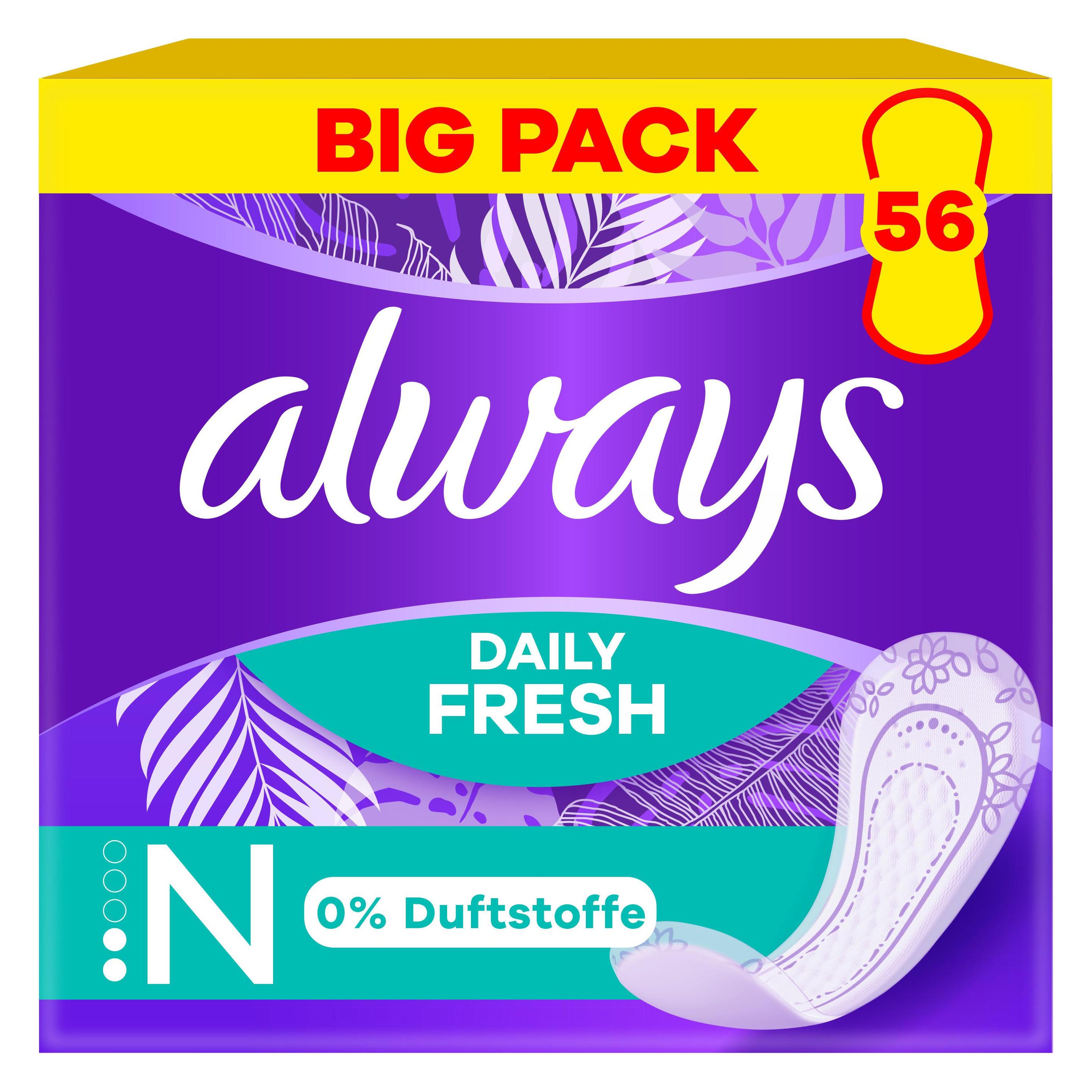 Always Daily Fresh 0 % (56x) (015576)
