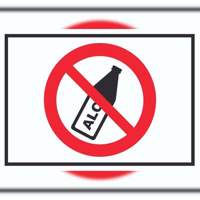 HB-Druck Alkohol verbot Symbol Schild A4 (210x297mm)