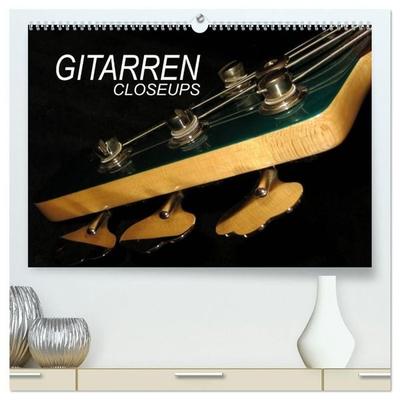 GITARREN Closeups (hochwertiger Premium Wandkalender 2027 DIN A2 quer), Kunstdruck in Hochglanz