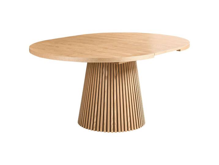 ESSTISCH ausziehbar Helle Esche 120-160/120 cm Moore