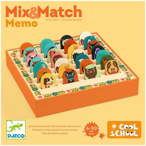 CoolSchool : Memo Mix&match - Djeco